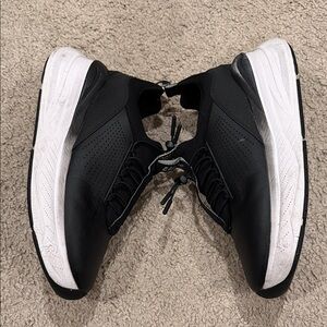 Sleek Black and White Men's Sneakers